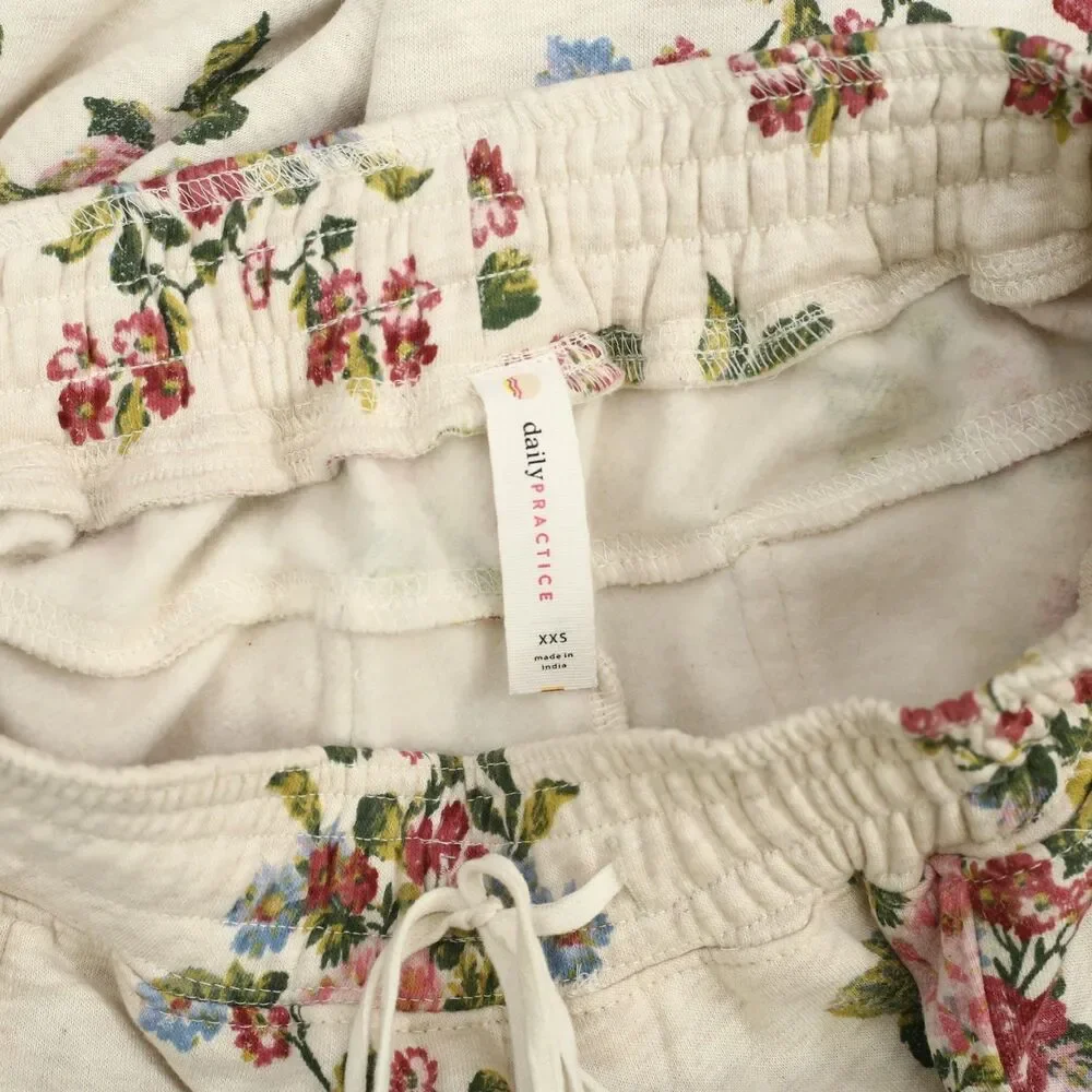 Daily Practice by Anthropologie Zola Joggers Pants Printed Edition XXS 288879